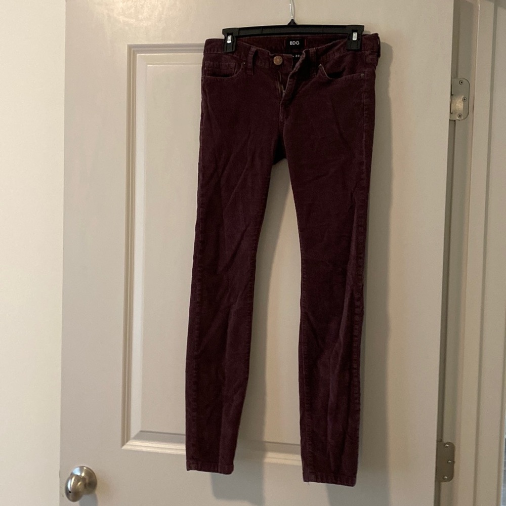 Purple corduroy pants